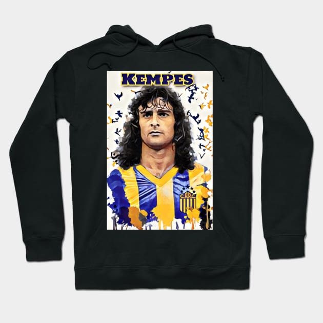 Mario Kempes design Hoodie by AndythephotoDr